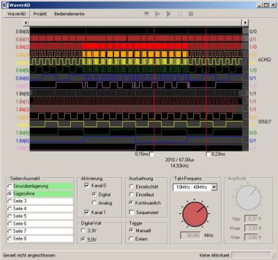 WaverAD Signalgenerator screenshot